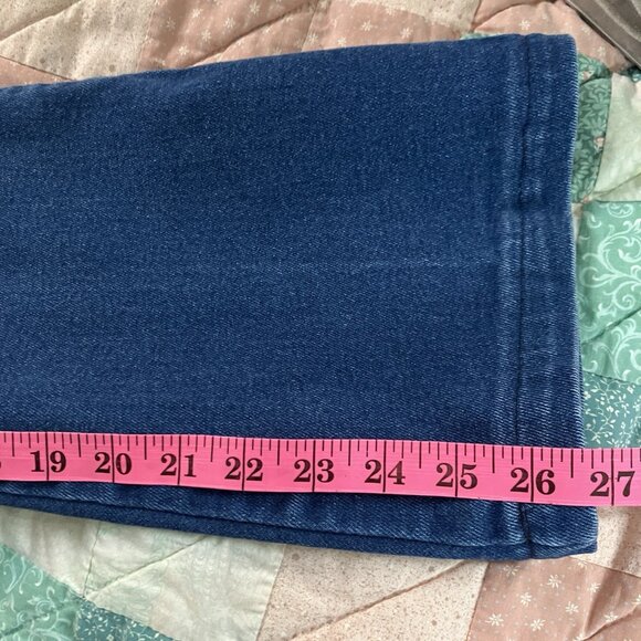 Wrangler Love Flare Jeans Womens 30x32 Retro Blue 70s Stretch Denim - Picture 11 of 14